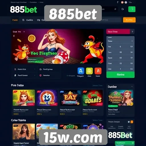 Interface do usuário do site 885bet avaliada